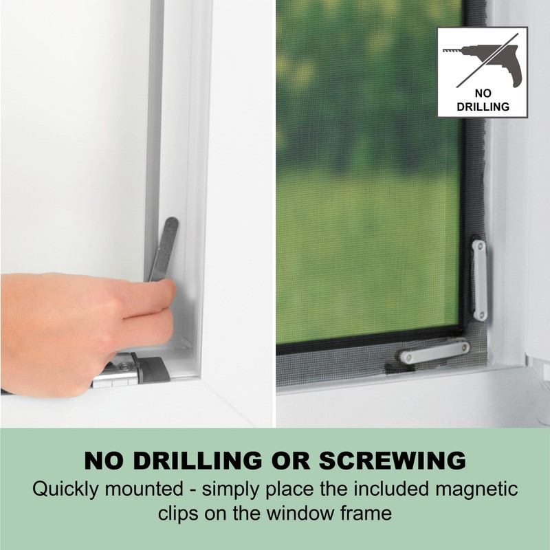 EASYmaxx fly screen for windows with Magic Click | Mosquito