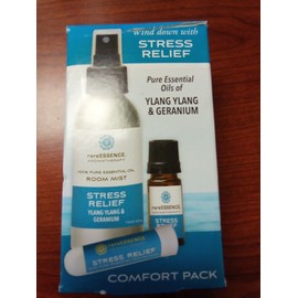 rareEssence Stress Relief Comfort Pack Room Mist, Essential Oil, Inhaler Trio