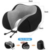 CloudBliss Travel Pillow Premium Memory Foam, Comfortable & Supportive Neck