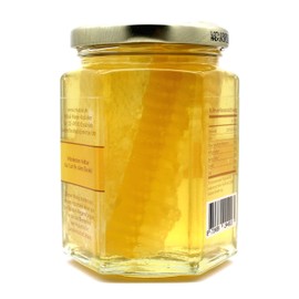 ImkerPur Honeycomb in Glass Jar in Highly Flavoured Acacia Honey 350g