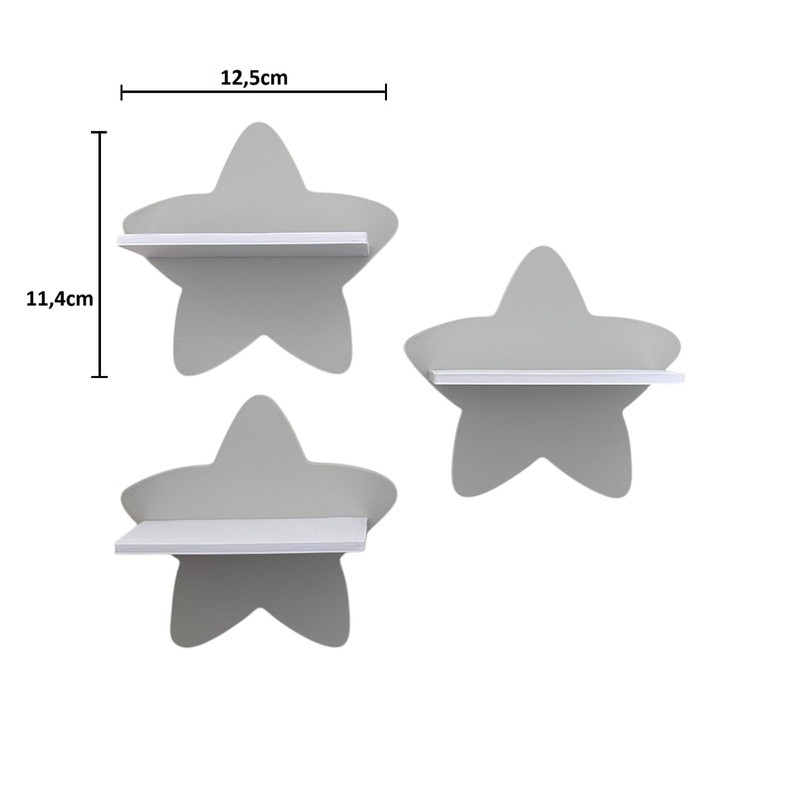 PsGreen Mini Star Set of 3 Compatible with Tonie Figures,