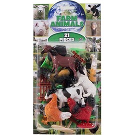 HTI Natural World Farm Animals 21 Pcs