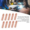 MIG Welding Contact Tip, 0.9mm Conductive Nozzles Small Accessories 10PCS