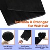 Full Shine Human Hair Weft Extensions Color Jet Black Sew