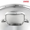 Vinod Platinum Triply Stainless Steel Kadai | Suitable For Indian