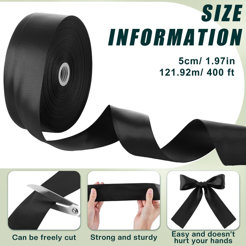 Frienda 2 Rolls Duct Strap Duct Support Webbing Wide Webbing