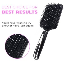 Hair Brush Hair Comb Anti Static Massage Comb Paddle Brush Vent Brush Hair Blow Dry Brush Tangles Hair Brush Women Hair Brush Hair Styling Brush Detangle Brush (Pack of 1)