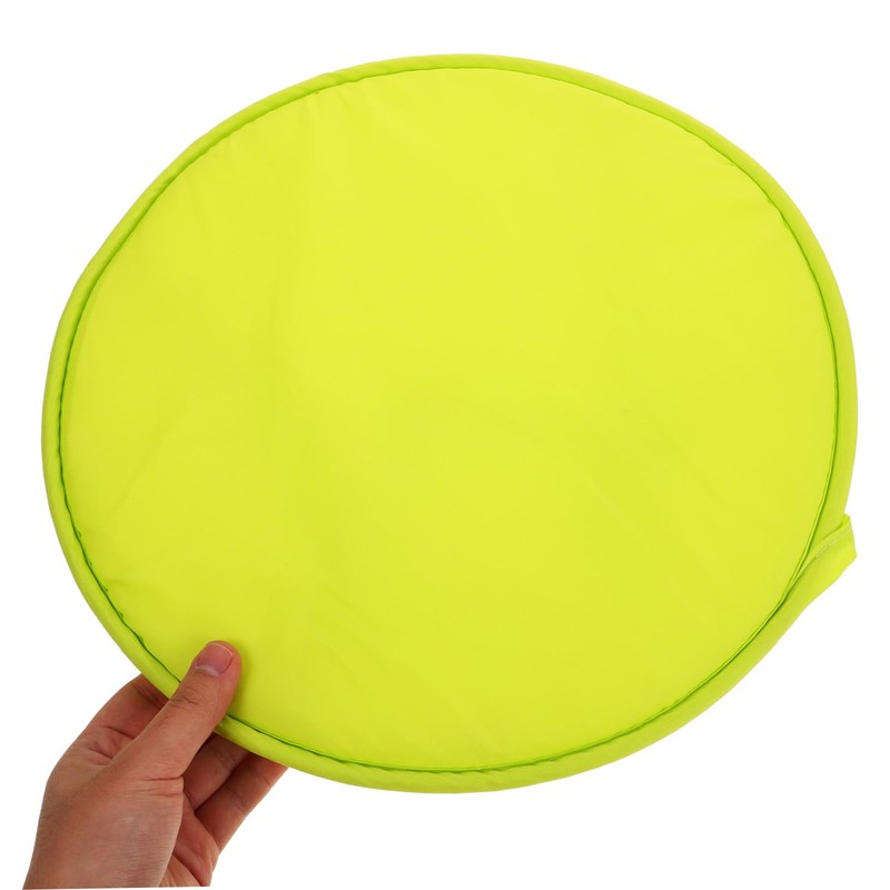 Operitacx Light Yellow Round Seat Cushion Thickened Sponge Chair Pad