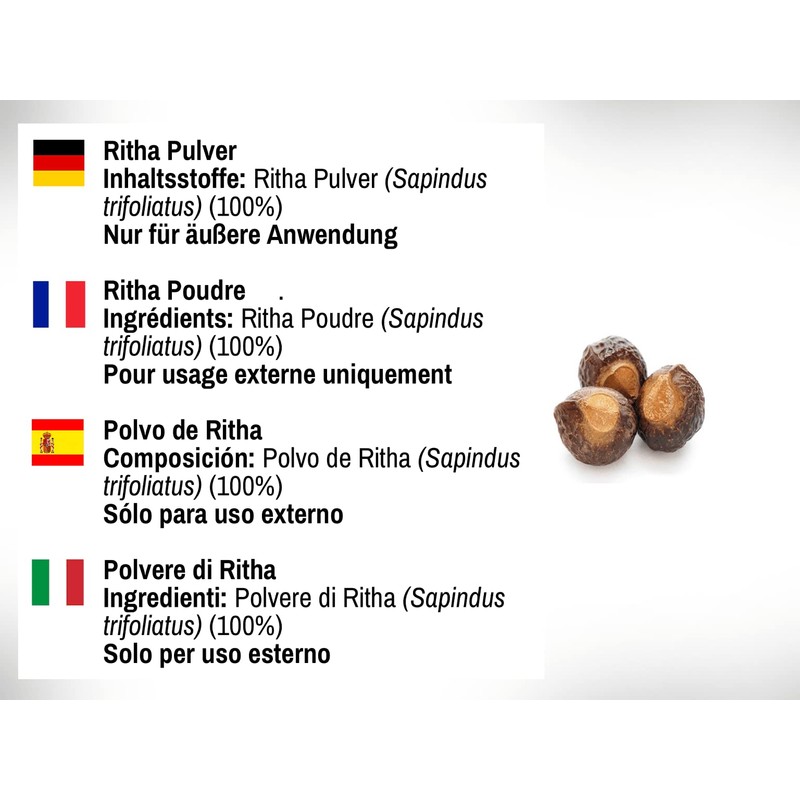 DR WAKDE's™ Organic Ritha Powder - 100g