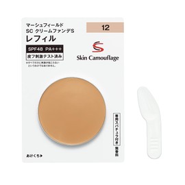 【簡単カバーメイクセット】マーシュフィールド SCクリームファンデS（レフィル・ケース）＆スリーウェイファンデブラシ (12)