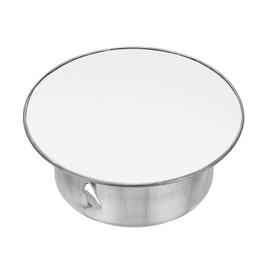 PATIKIL Chimney Hole Cap, 100mm(3.9 Inch) Adjustable Round Stainless Steel Flue Hole Cover Stove Pipe Cap Pipe Cover for Kitchen Balcony Sewer, Silver Tone