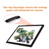 Wireless Rechargeable A4 LED Light Pad w/Built-in Riser Stands, 6