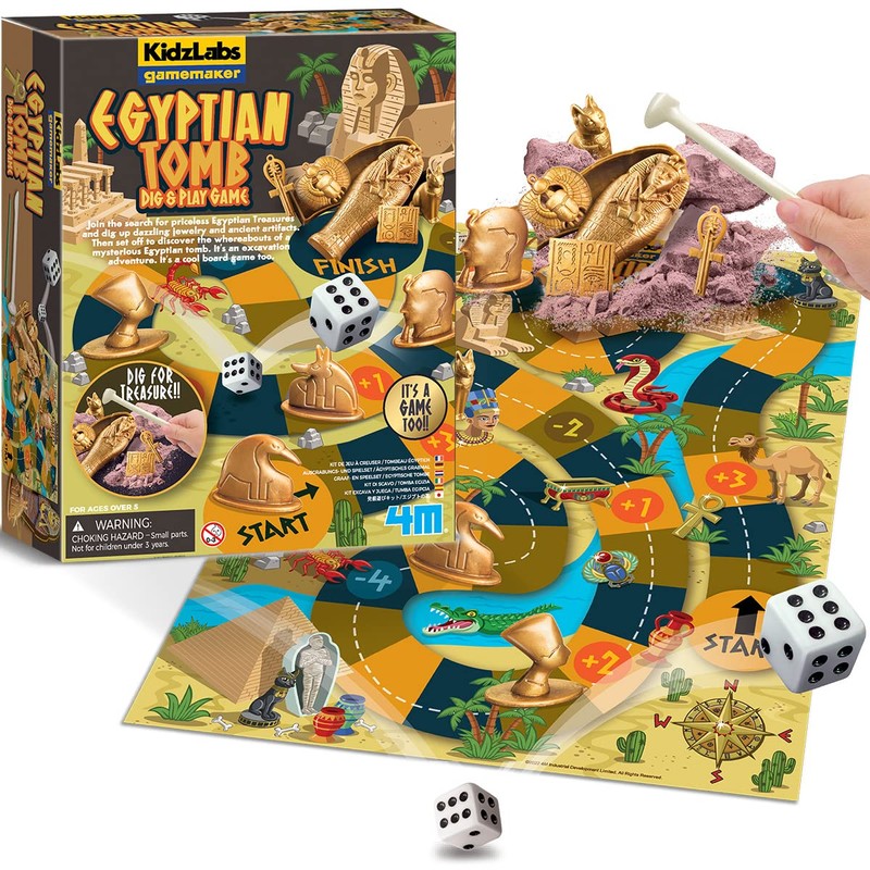 4M 403455 KidzLabs | Egyptian Tomb Play | Science &