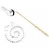 Hibbent Toilet Tank Flush Lever Replacement, Universal Front Mount Handle