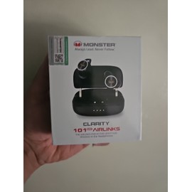 Monster Clarity 101Plus AirLinks Wireless Earbuds, Bluetooth Brand New Sealed