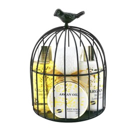 Gloss. Bath Metal Cage Argan Oil – Pack of 4 (1 Pack of 700 ml Gift Box Bath Gift