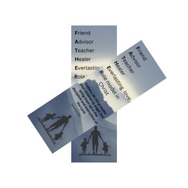 Father's Day Bookmarks, Father Acronym Bookmarks for Men and Fathers Inspirational Church Supplies Religious Gifts 2" x 6" Bible Verse Ephesians 6:4 (50 Count)