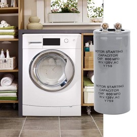 CD60 600MFD 125VAC Motor Starting Running Capacitor Water Pump Capacitor Pump Control Box 43x102mm