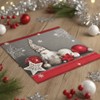 20 Napkins Gnome Santa Claus Stars Baubles Red 33 x