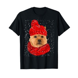 Norwich Terrier Dog Scarf Christmas Sweater Xmas Pet Dog T-Shirt