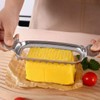 Butter & Cheese Slicer Stainless Steel Multipurpose Cheese Slicer，With Ergonomic