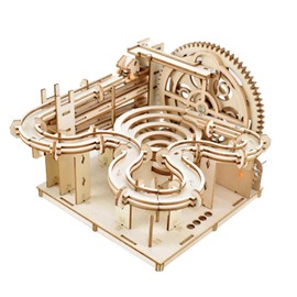 3D Wooden Puzzles for Adults Marble Run Model Building Kits Toys DIY Crafts Brian Teaser Wooden Puzzles with Roller Coaster Building Set Gift for Adults Teens