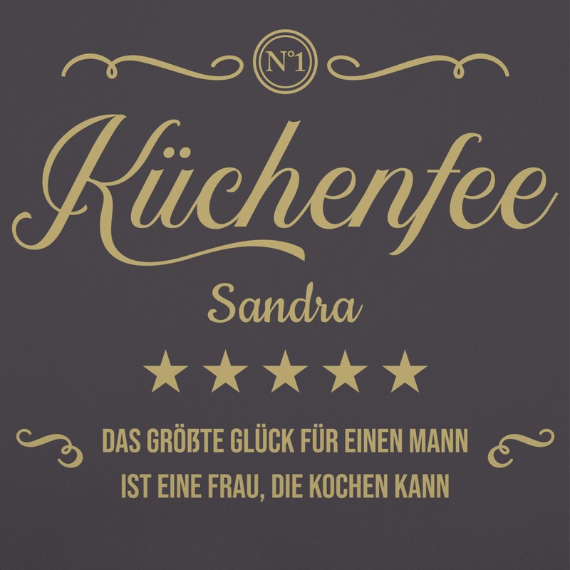 Geschenk mit Namen personalisiert by Shirtracer - Apron - Cooking