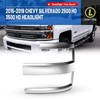 AUTOWIKI Headlamp Chrome Trim Bezel for 2015 2016 2017 2018