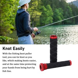 Fishing Line Dragger, Fishing Knot Puller Tool Assist Fishing Line Knotting Device Tension Line Dragger Fishing Knot Tying Tool Fishing Line Spooling Pull Drag Tool for Fishing