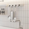 Homion Magnetic Hooks, Stainless Steel, Rust Free, Includes Magnets, Vertical