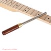 Guitar Fret Dressing Metal File with 3 Size Edges Wooden