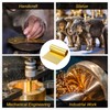 uxcell Brass Sheet Roll, 160" x 6" x 0.0012" Metal