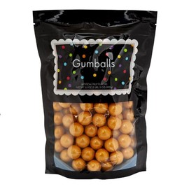 Amusemints Gumballs - Shimmer Gold | 2+ Pound Bag | 1 Inch Gumballs | Great for Machine Refill |