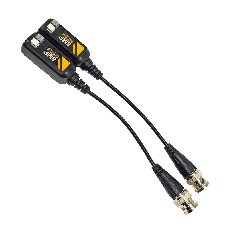 Douzime 10 Pairs 8MP/4K HD BNC Video Balun Transceiver for