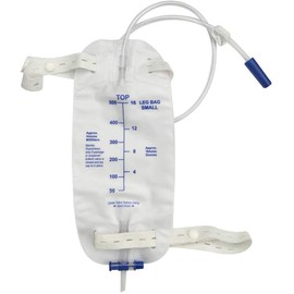 Lifevv 4-Pack Urinary Drainage Bag Leg Bag with Anti-Reflux Chamber,External catheters(19oz，500ml)