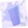 IWOWHERO Shimmering Holographic Leather Fabric for DIY Crafts A4 Size