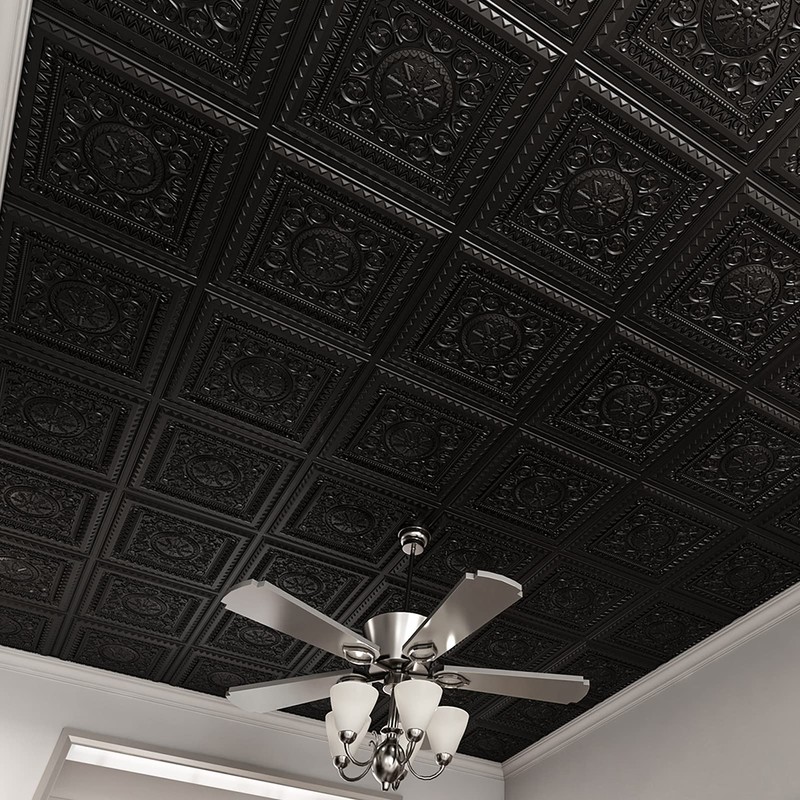 Art3d Drop Ceiling Tiles, Glue up Ceiling Tiles, 2'x2' Plastic