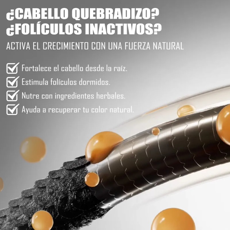 Líquido Para Crecimiento 5% + Biotina Para Barba, Cabello