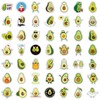 100Pcs Avocado Stickers Laptop Water Bottles Phone Skateboard Car Computer
