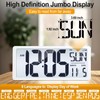 GEELION 18.5" Extra Large Atomic Clock with Backlight Digital Wall