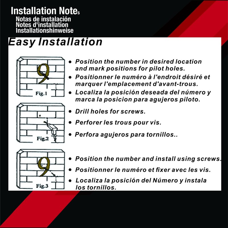 ZW Hardware A200 3 Inch Bright Brass House Number 7