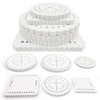 HAOBIN Pack of 6 Bead Cord Discs Braided Disc Kumihimo