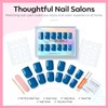 Modelones 30Pcs Press on Nails, Short Square Fake Nails, Reusable