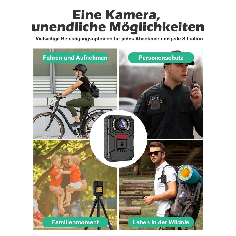 SPIKECAM 4K Body Camera S3 No Card