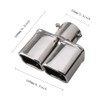 OtpOutopa Dual Exhaust Tips 2.5 inch Inlet, Universal Stainless Exhaust