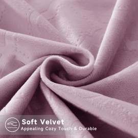 Ystyle Cushion Cover 60 x 60 cm, Velvet Set of 2 Cushion Covers Decoration for Cushions Sofa/Bed Soft Resistant Hypoallergenic Anti-Dust Mites Breathable Pillowcase with Concealed Zip Washable Purple