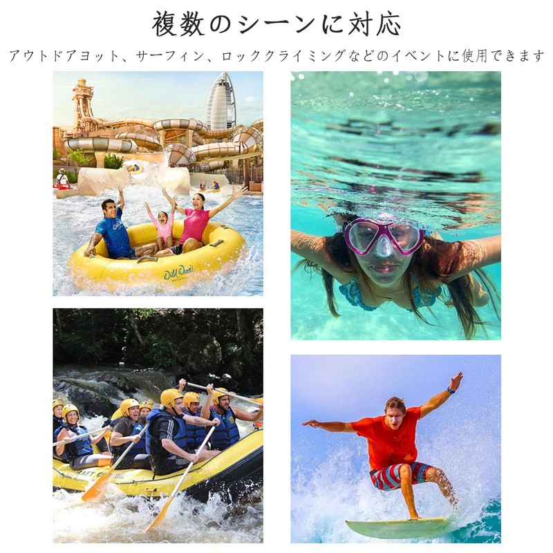 FamGift 防水ポーチ 防水ウエストポーチ PVC素材 スクリーンタッチ可能 アウトドア 旅行 スマホ収納可能 肩掛け 斜め掛け