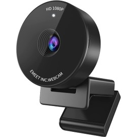 WEB Camera EMEET C950 Webcam Ideal for Personal Meetings, HD1080P, 2 Megapixels, Computer Camera, Compact Size, Blindfold Cover, Built-In Microphone, PC Camera for Skype Conferences, Windows (Win7,8,8.1,10,11), MacOS (10.10+), Youtube, Skype