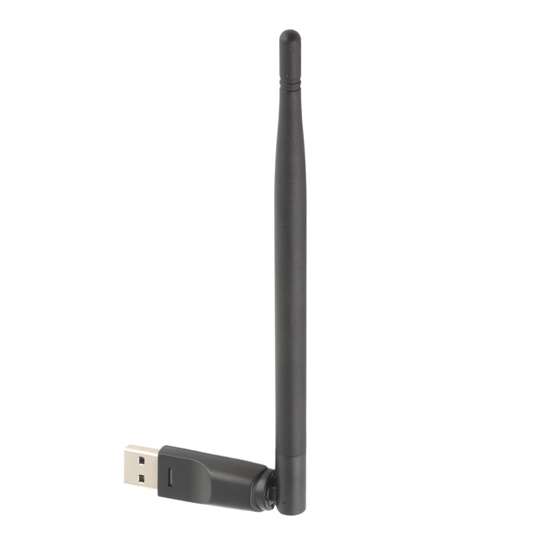 Wireless Adapter 150Mbps Transmission USB 2.0 Small Volume Rotatable 7601