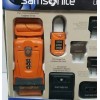 SAMSONITE Luggage Accessory Set Universal Plug Kit TSA Strap 2
